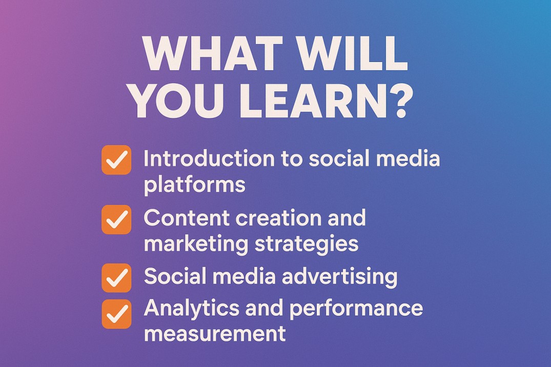What You Will Learn in Social Media Course