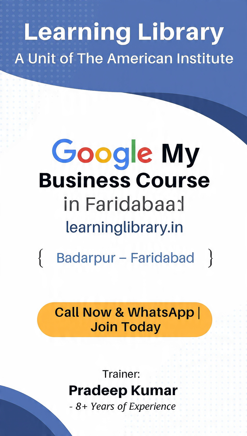 Google My Business Course in Faridabad (2)