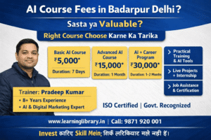 best AI Course Fees in Badarpur Delhi