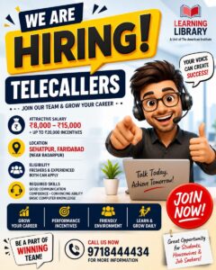 Telecaller jobs in faridabad