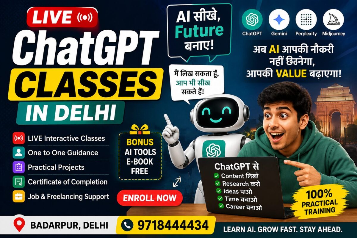 best Live ChatGPT Classes in Delhi