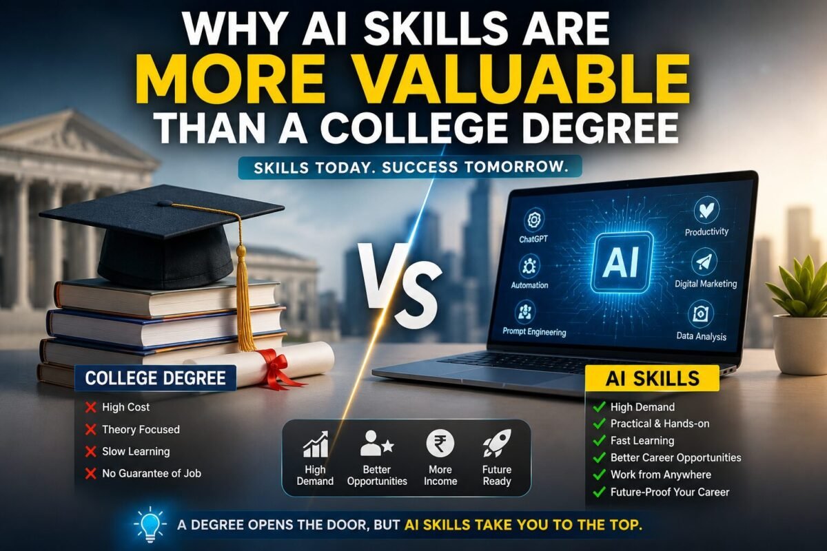 Why AI Skills Are More Valuable Than a College